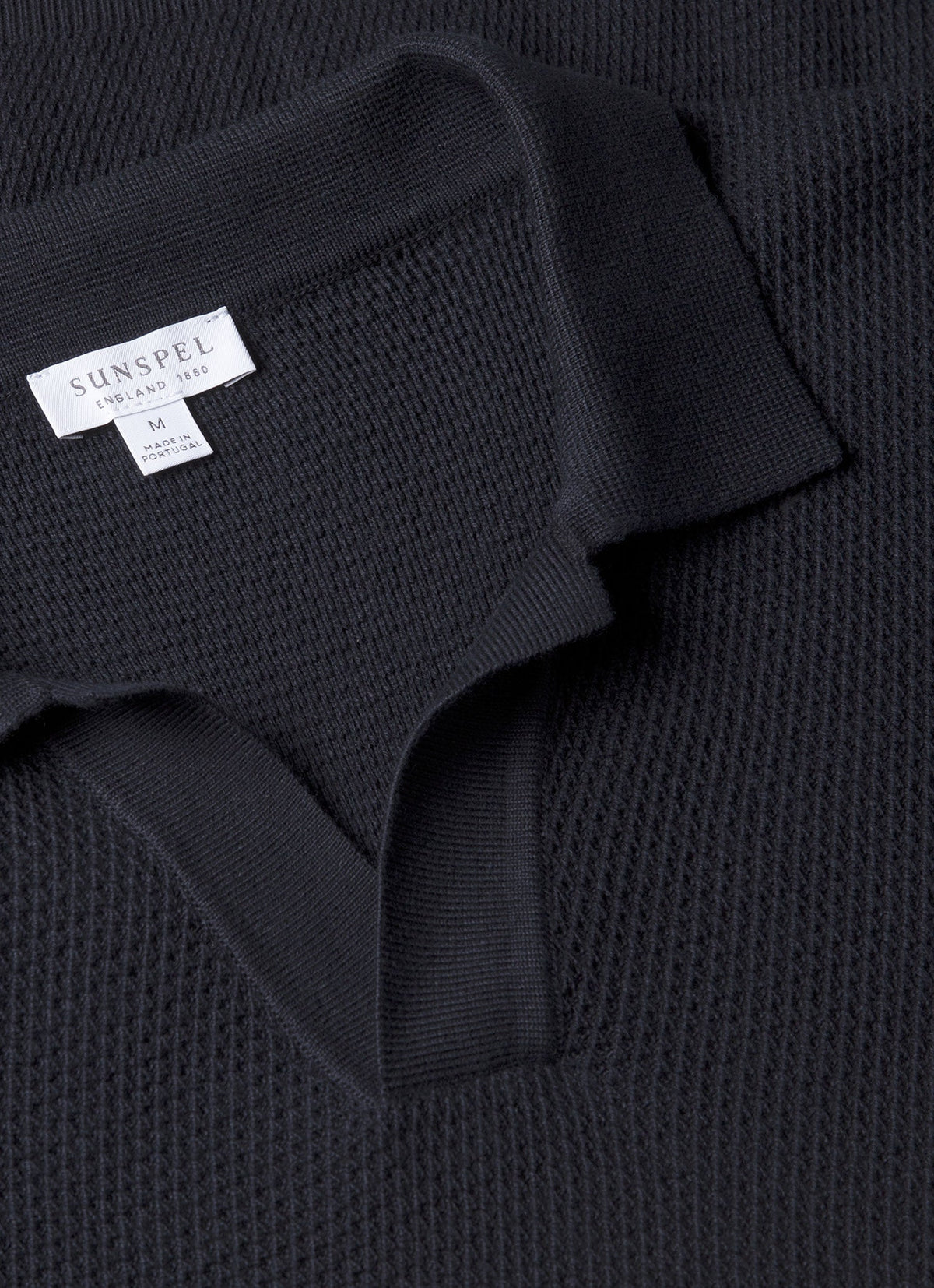 Mens Compact Mesh Knit Polo Shirt In Navy Mpol8280 Buaa