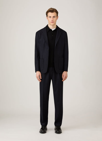 Mens Cashmere Polo Shirt In Black Mpol8293 Bkaa