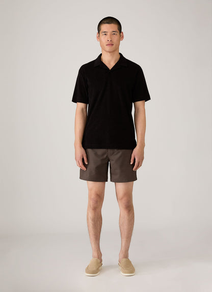 Mens Tailored Swim Shorts In Dark Walnut Mshr3704 Brgw
