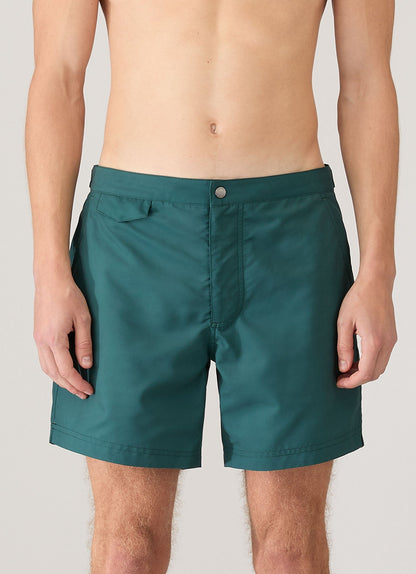 Mens Tailored Swim Shorts In Forest Mshr3704 Gnjd