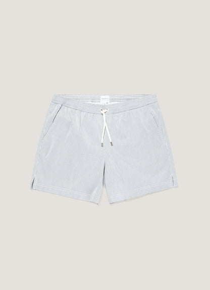 Mens Drawstring Swim Shorts In Navy White Mshr3705Fs Stop