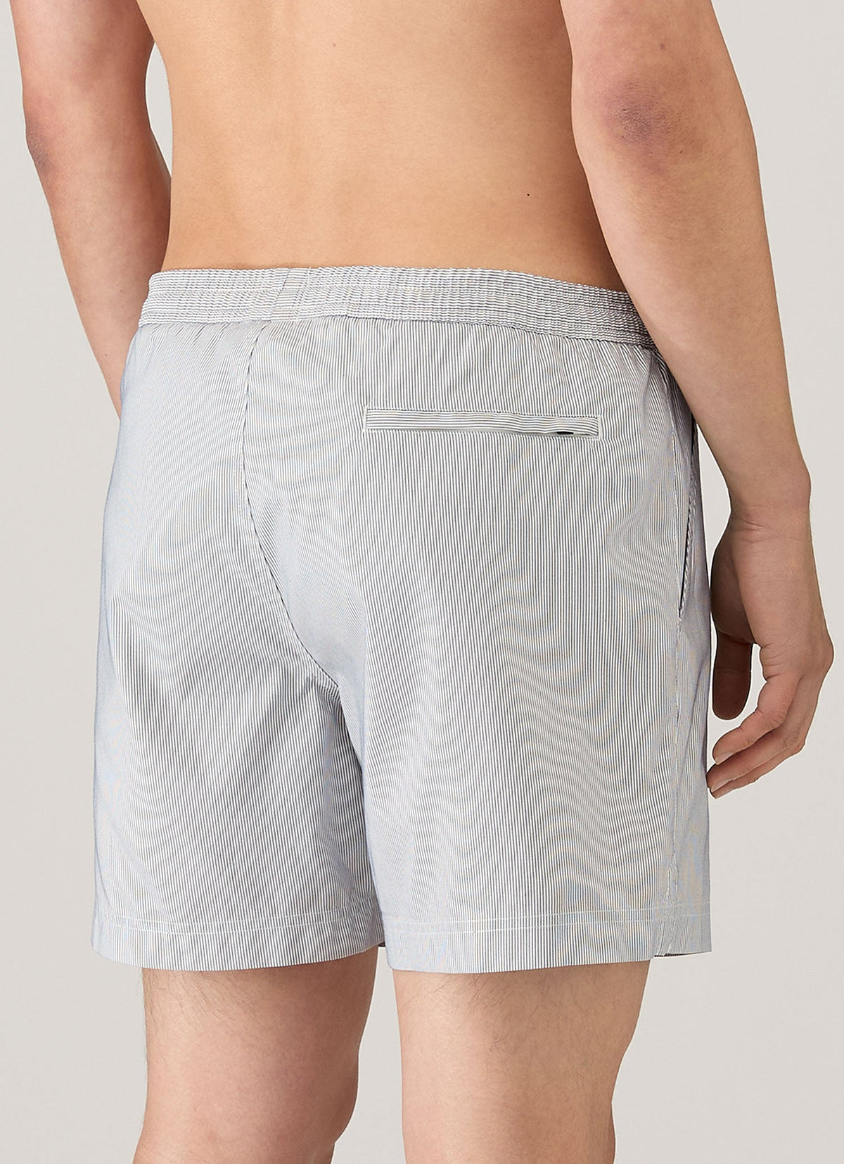 Mens Drawstring Swim Shorts In Navy White Mshr3705Fs Stop