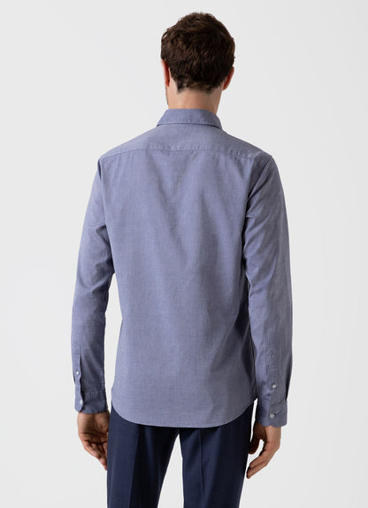 Men S Oxford Shirt In Dark Blue Oxford Msht2057 Bunu