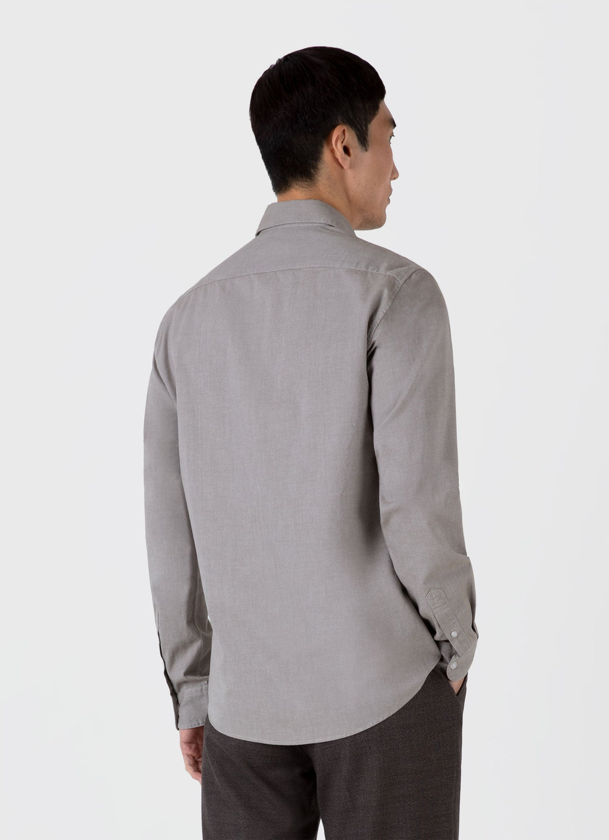 Mens Oxford Shirt In Light Khaki Msht2127 Gndx