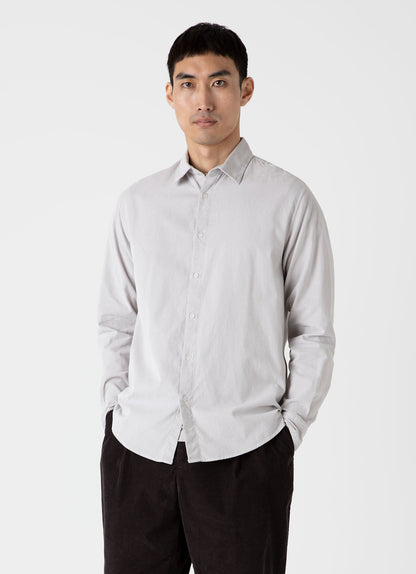 Mens Fine Cord Shirt In Putty Msht2058 Whhq