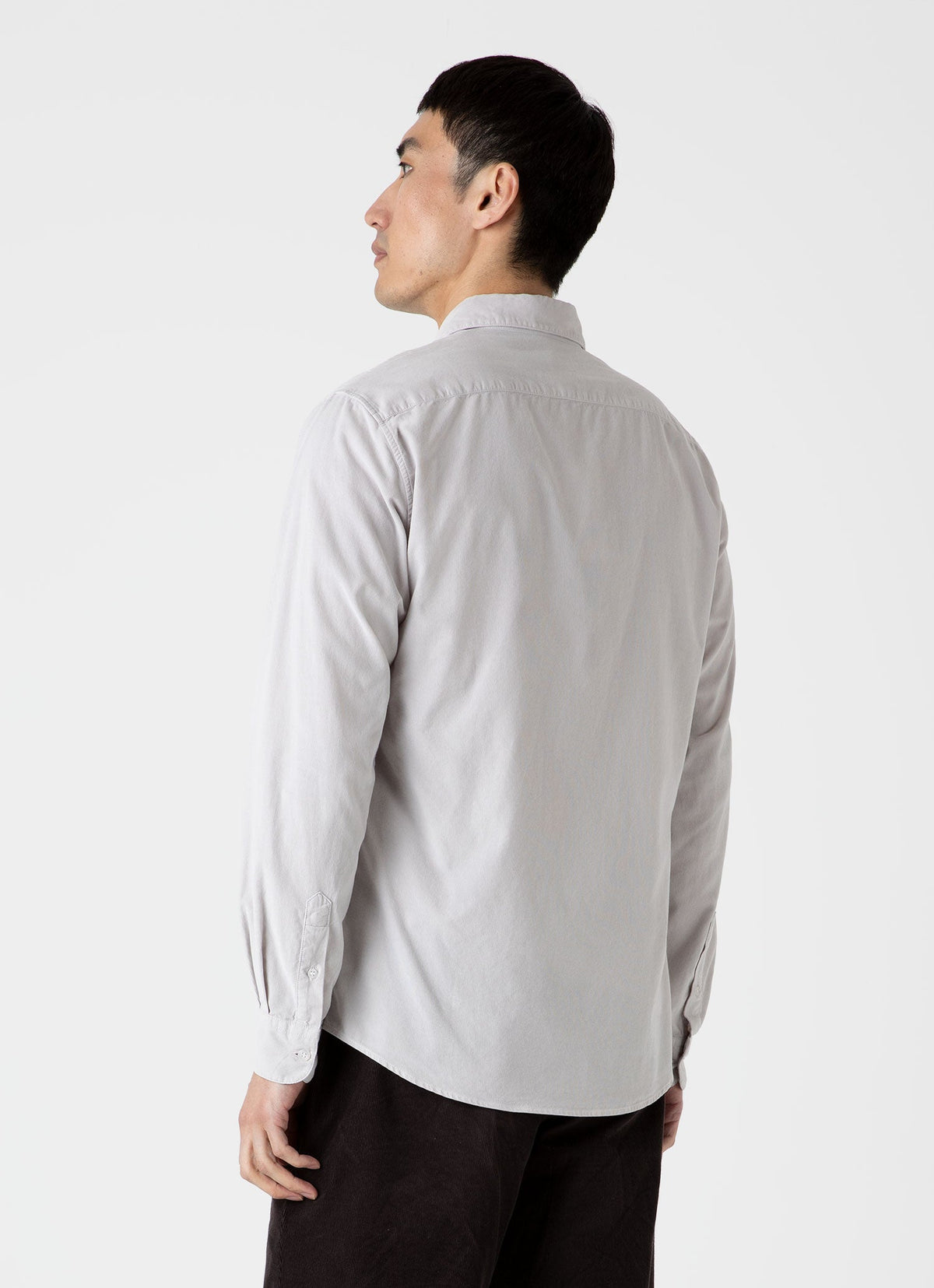 Mens Fine Cord Shirt In Putty Msht2058 Whhq
