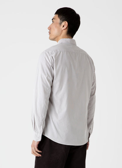 Mens Fine Cord Shirt In Putty Msht2058 Whhq