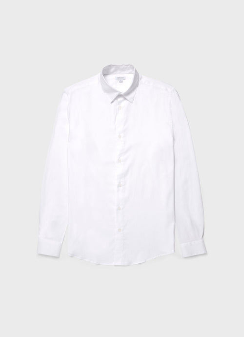 Mens Cotton Flannel Shirt In White Msht2075 Whaa