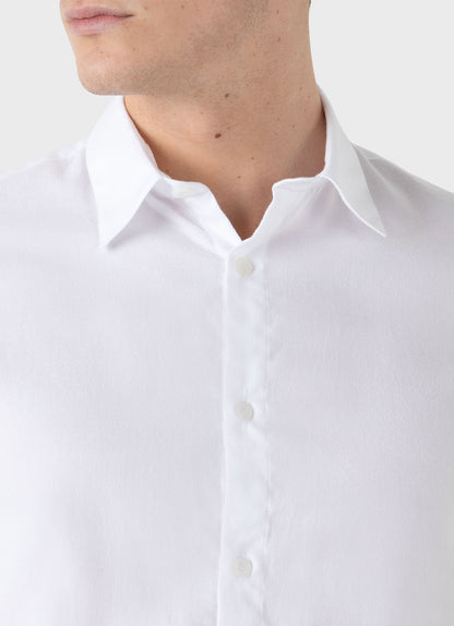 Mens Cotton Flannel Shirt In White Msht2075 Whaa