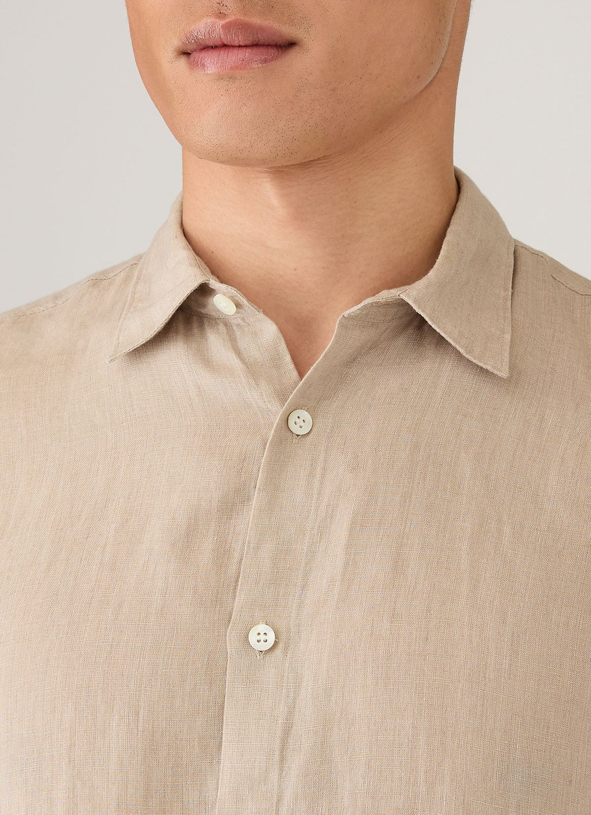 Mens Linen Shirt In Hazelwood Msht2106 Brgt