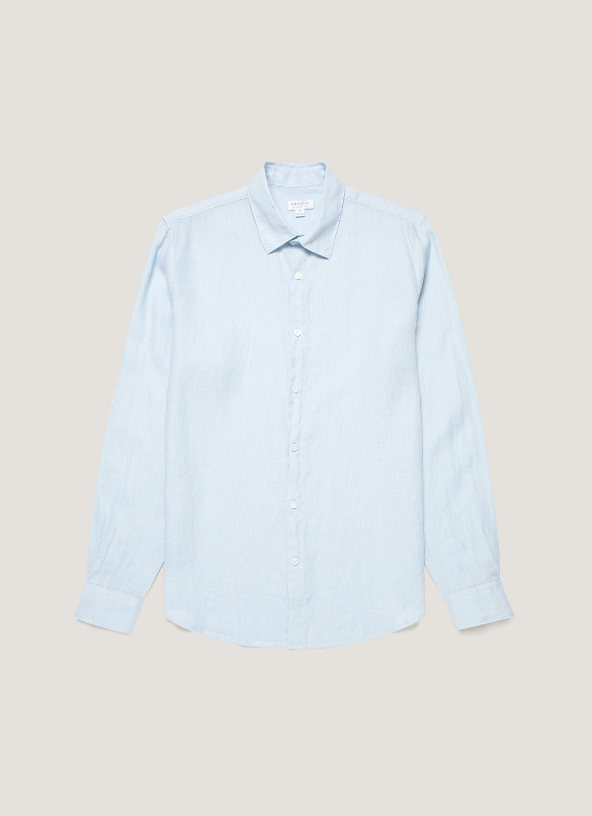 Mens Linen Shirt In Light Blue Msht2106 Buwg