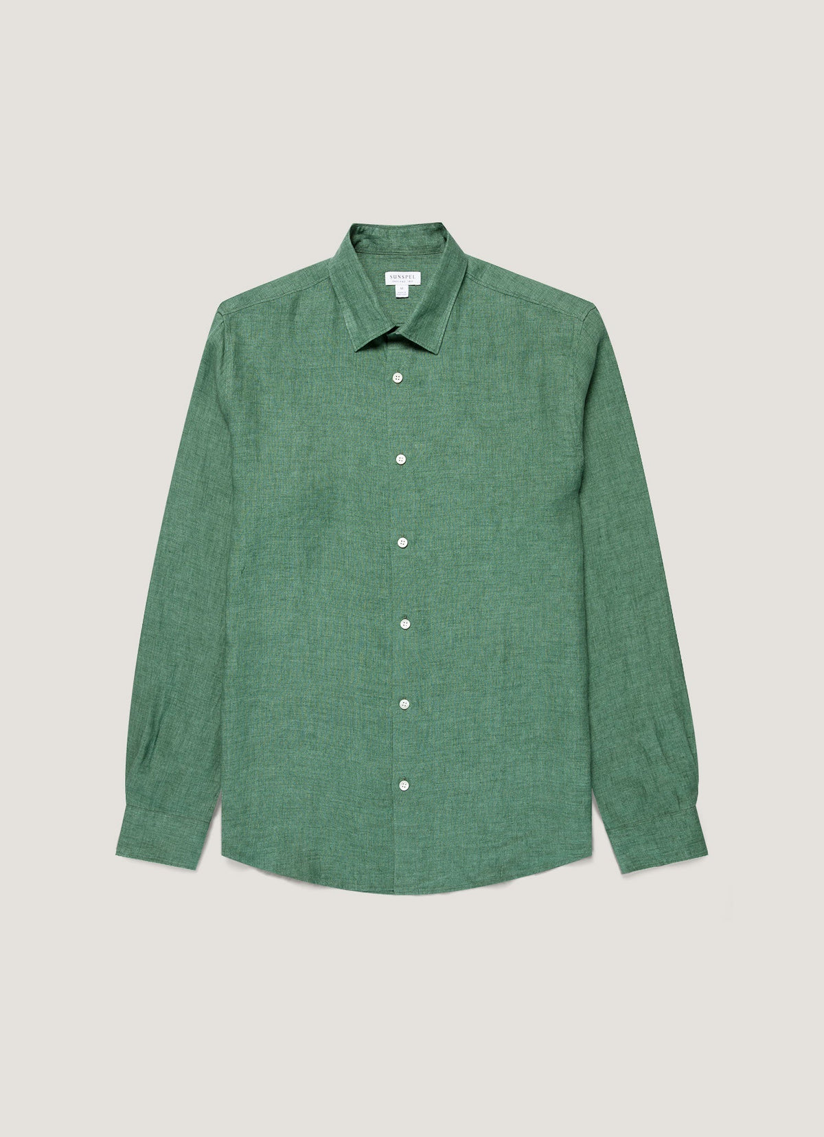 Mens Linen Shirt In Bright Green Msht2106 Gnjc