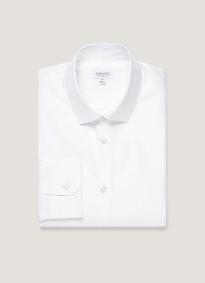 Men's Sea Island Cotton Shirt in White