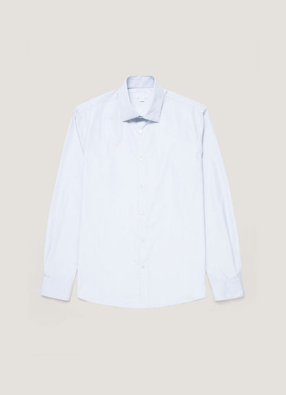Mens Sea Island Cotton Shirt In Ink Blue Msht2122 Stmx