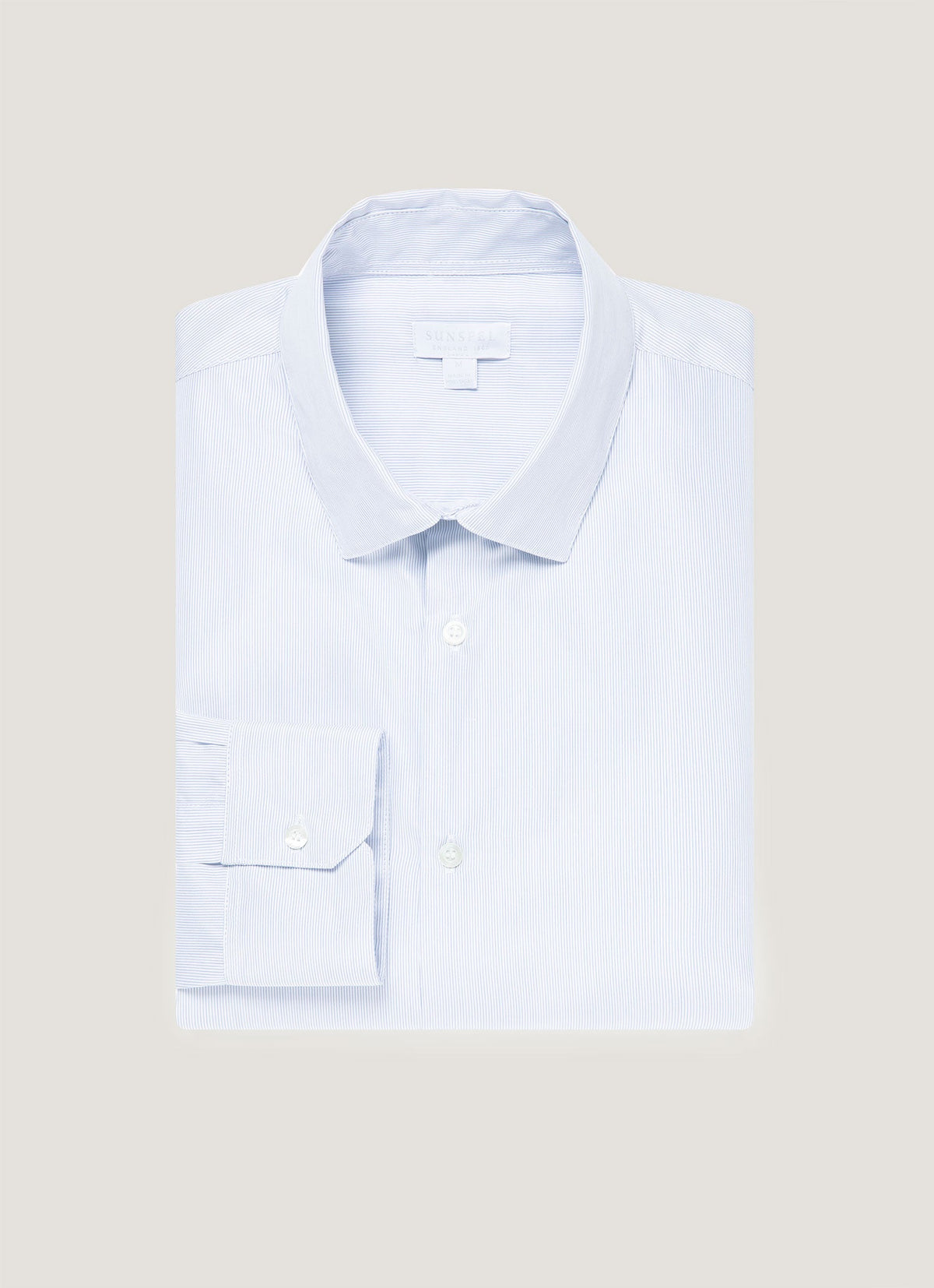 Mens Sea Island Cotton Shirt In Ink Blue Msht2122 Stmx