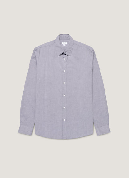 Mens Oxford Shirt In Dark Blue Msht2127 Bunu