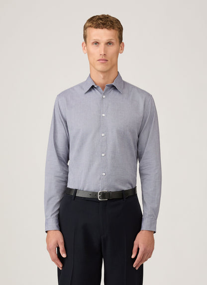 Mens Oxford Shirt In Dark Blue Msht2127 Bunu