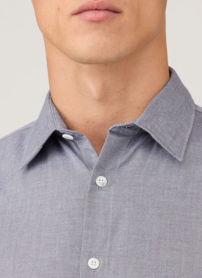 Mens Oxford Shirt In Dark Blue Msht2127 Bunu