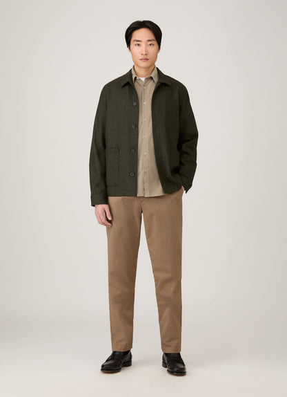 Mens Fine Cord Shirt In Fog Msht2130 Gyff
