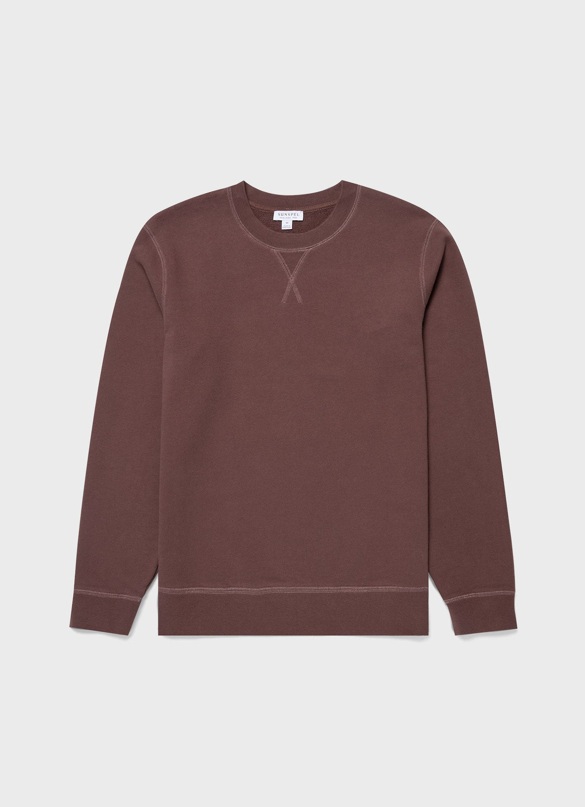 Mens Loopback Sweatshirt In Brown Mswe1516 Bret