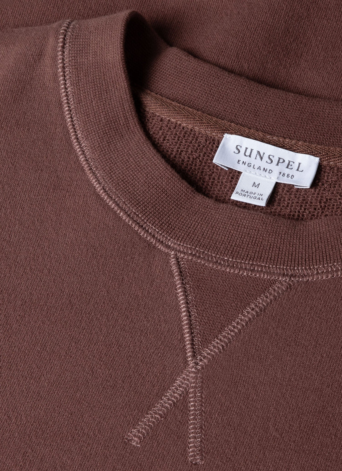 Mens Loopback Sweatshirt In Brown Mswe1516 Bret