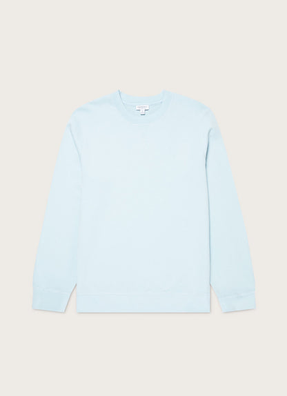 Mens Loopback Sweatshirt In Frost Blue Mswe1516 Buwo