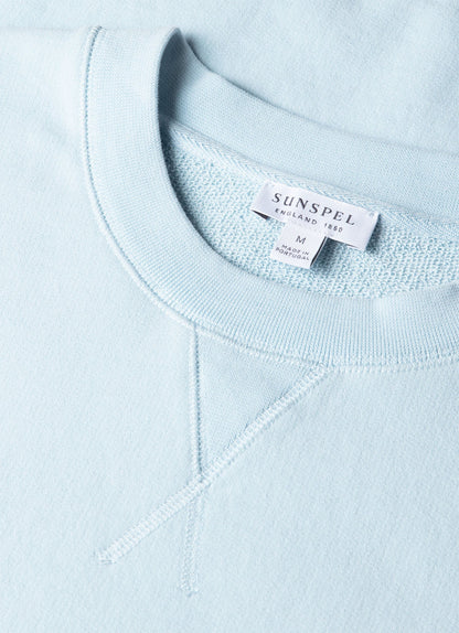 Mens Loopback Sweatshirt In Frost Blue Mswe1516 Buwo