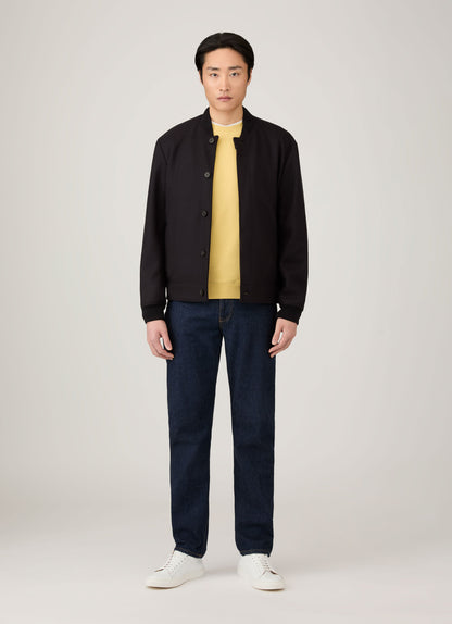 Mens Loopback Sweatshirt In Dusty Yellow Mswe1516 Ylbf