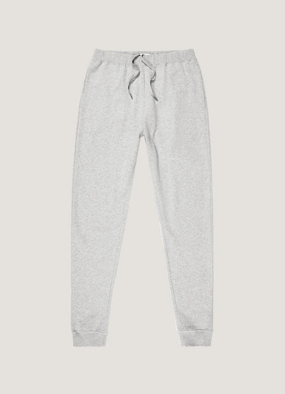 Mens Cotton Mouline Track Pant In Grey Melange Mtrs1513