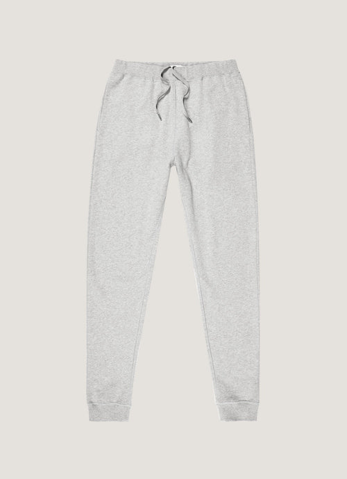 Mens Cotton Mouline Track Pant In Grey Melange Mtrs1513