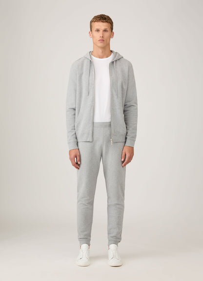 Mens Cotton Mouline Track Pant In Grey Melange Mtrs1513