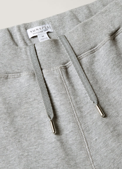 Mens Cotton Mouline Track Pant In Grey Melange Mtrs1513