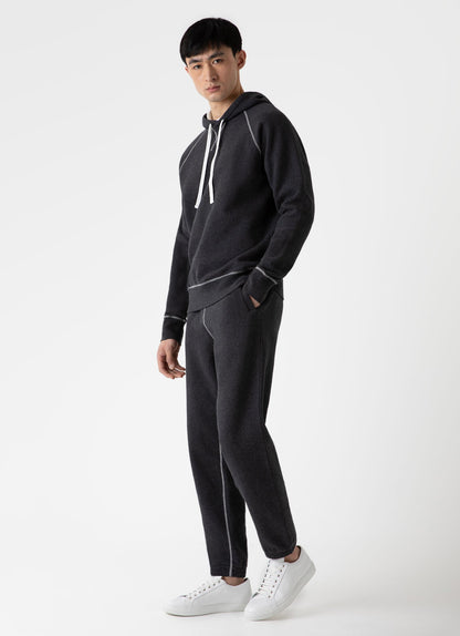 Mens Fleeceback Sweatpants In Charcoal Melange Mtrs1568 Gyad