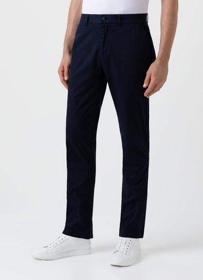 Mens Cotton Drill Regular Fit Chino Navy Mtrs3018