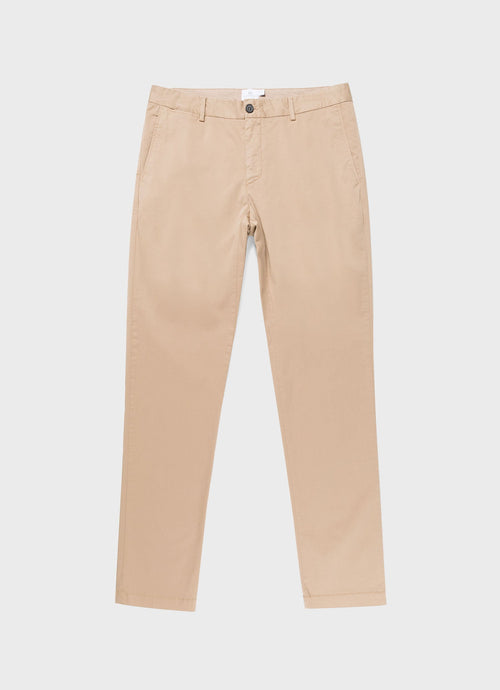 Mens Slim Fit Chino Stone