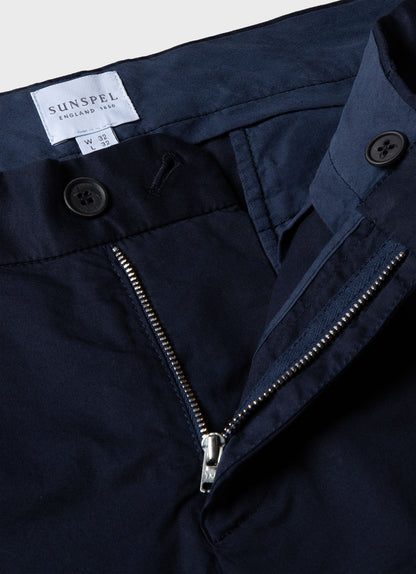 Mens Regular Fit Stretch Chino Navy