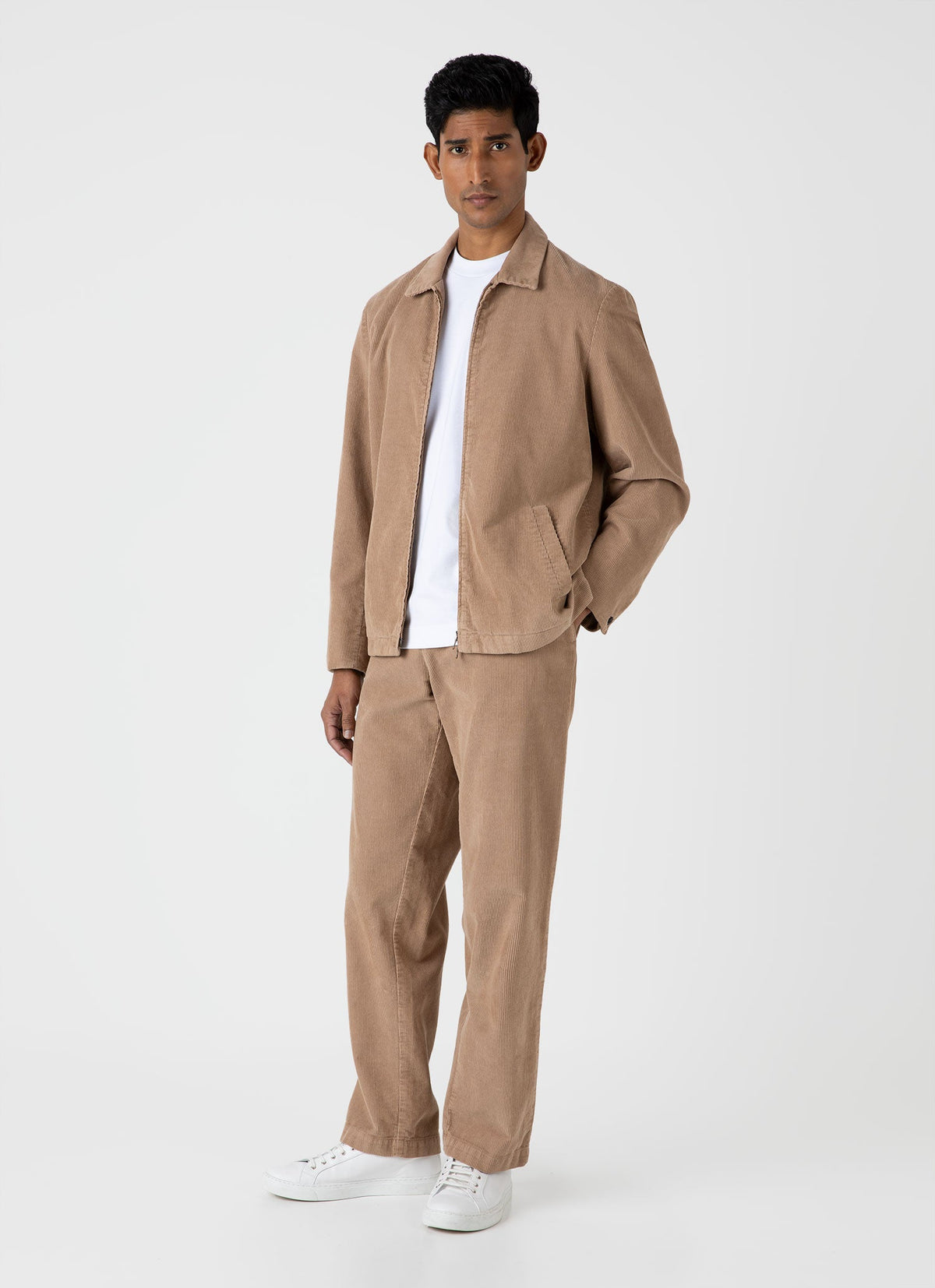 Mens Cord Chore Trouser In Sandstone Mtrs3099 Brfc