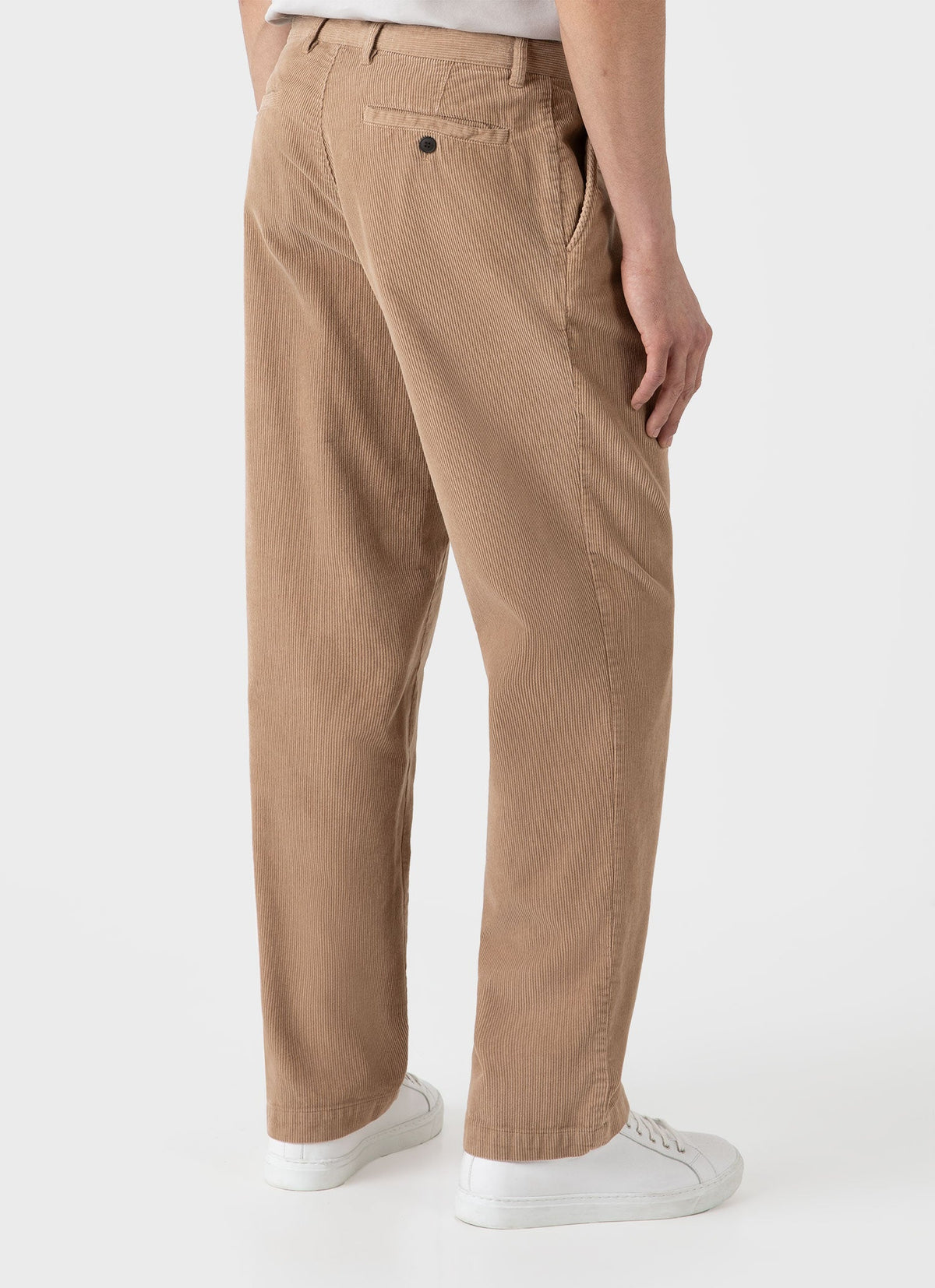 Mens Cord Chore Trouser In Sandstone Mtrs3099 Brfc