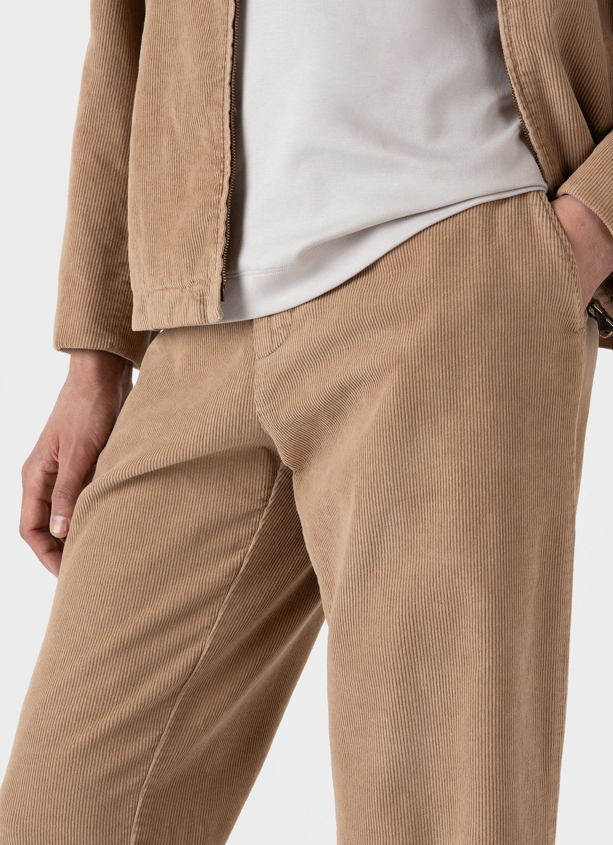Mens Cord Chore Trouser In Sandstone Mtrs3099 Brfc