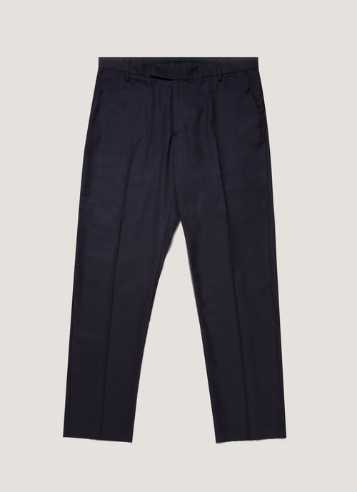 Mens Lightweight Travel Wool Trouser In Navy Mtrs3109 Buaa
