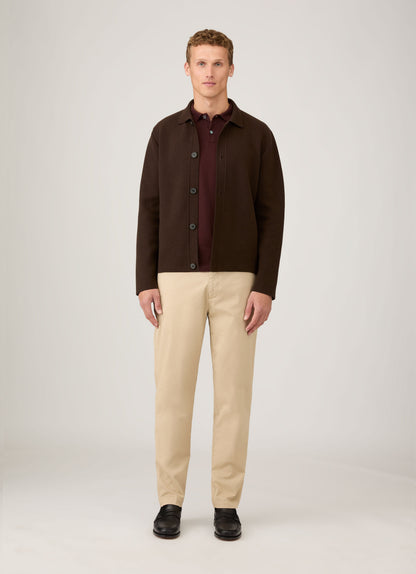 Mens Regular Fit Chino In Light Stone Mtrs3113 Whbs