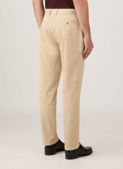 Mens Regular Fit Chino In Light Stone Mtrs3113 Whbs