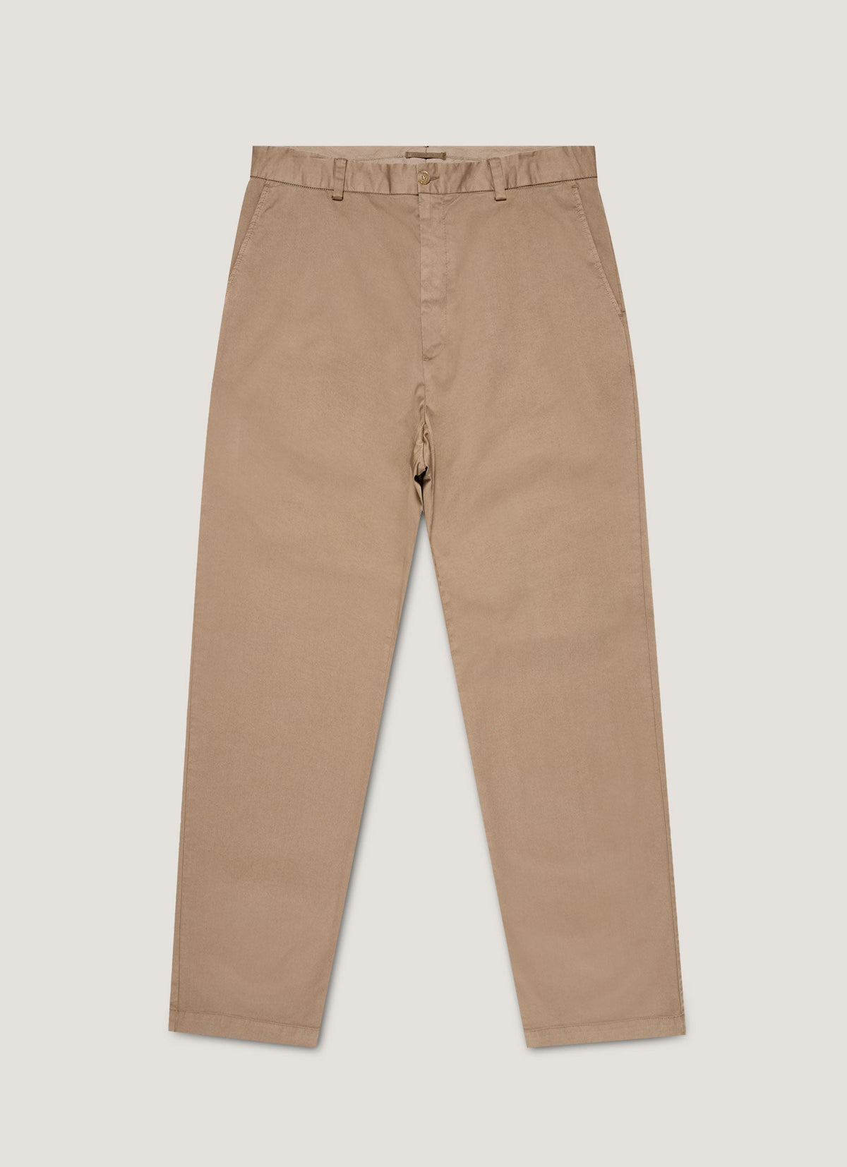 Mens Regular Fit Chino In Dark Stone Mtrs3113 Whdc