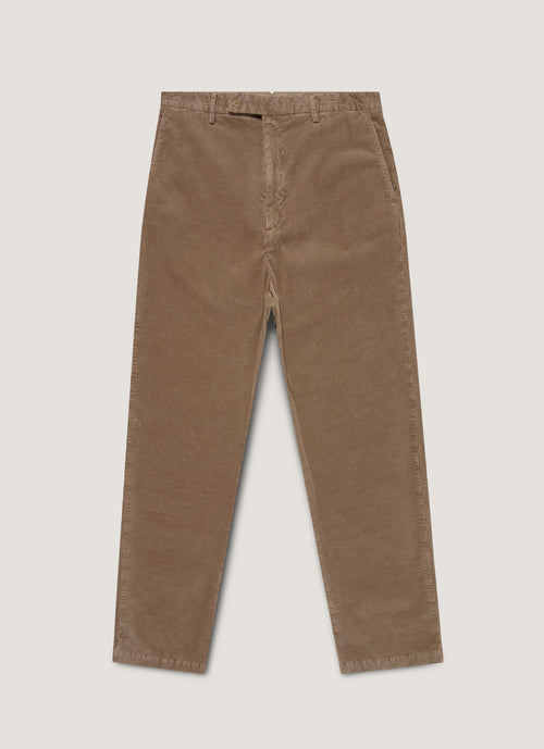 Mens Corduroy Trouser In Bark Mtrs3118 Brgc