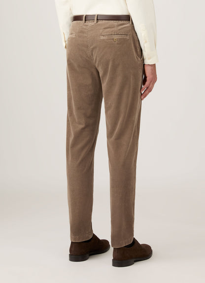 Mens Corduroy Trouser In Bark Mtrs3118 Brgc