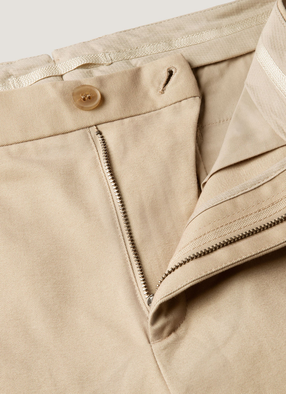 Mens Cotton Drill Trouser In Light Stone Mtrs3129 Whbs