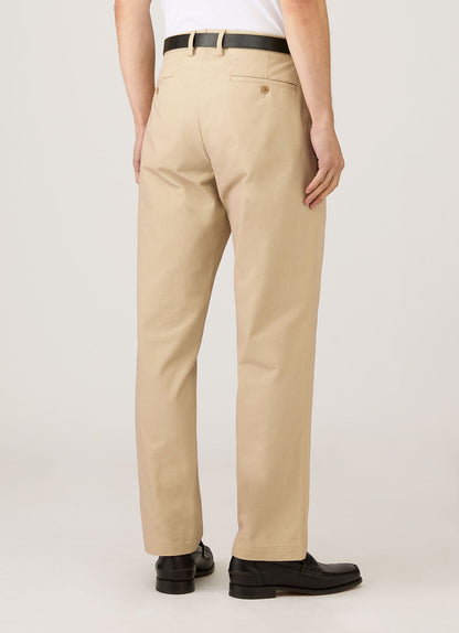 Mens Cotton Drill Trouser In Light Stone Mtrs3129 Whbs