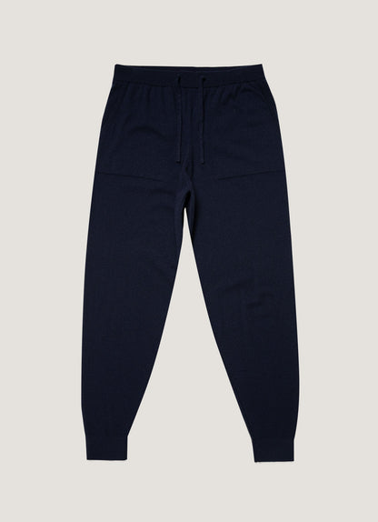 Mens Cashmere Lounge Pant In Navy Mtrs8301 Buaa