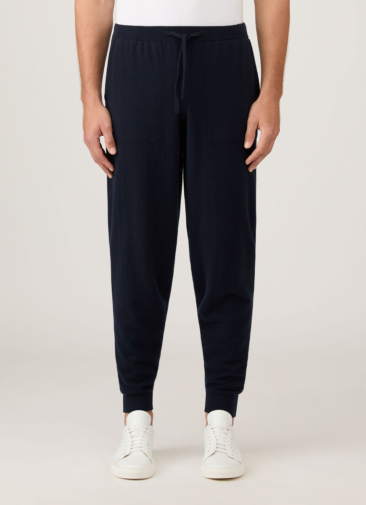 Mens Cashmere Lounge Pant In Navy Mtrs8301 Buaa