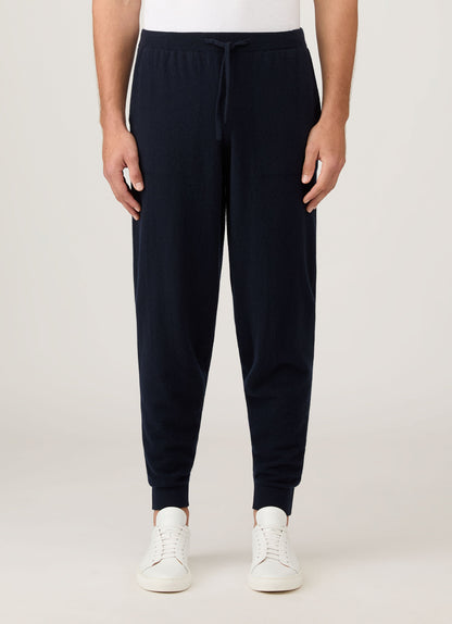 Mens Cashmere Lounge Pant In Navy Mtrs8301 Buaa